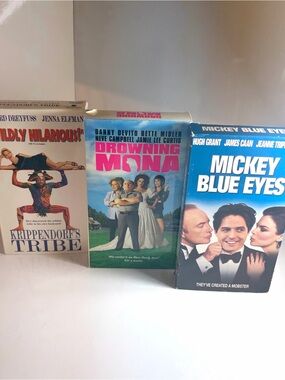 Vintage VHS Lot: Krippendorf's Tribe, Drowning Mona, Mickey Blue Eyes